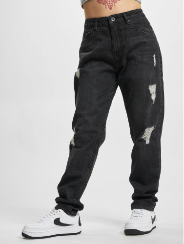 Urban Classics / Boyfriend jeans Grete in zwart
