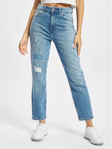 Only / Slim Fit Jeans Onlemily Repaired in blauw