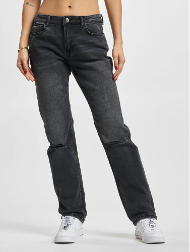 Denim Project / Straight fit jeans Dpwboyfriend Destroyed Straight Fit in zwart