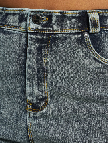 Freddy / Loose fit jeans High Waist Wide Leg - Washed Denim in blauw