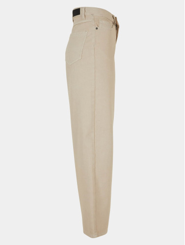 Urban Classics / Loose fit jeans Ladies High Waist 90´s Wide Leg Denim in beige