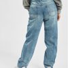 Urban Classics / Straight fit jeans Ladies High Waist in blauw
