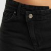 PEGADOR / Loose fit jeans Shaw Asymmetrical Loose in zwart