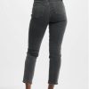 Only / Slim Fit Jeans Emily Stretch High Waist in grijs