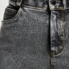 Freddy / Loose fit jeans High Waist Wide Leg - Washed Denim in grijs