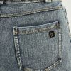 Freddy / Loose fit jeans High Waist Wide Leg - Washed Denim in blauw