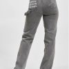 PEGADOR / Loose fit jeans Wabanda Wide Zip Loose Fit in grijs