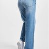 Only / Straight fit jeans Madison Blush Wide CRO371 in blauw